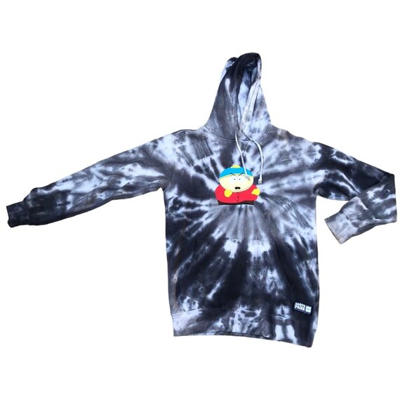 2017 HUF x SOUTH PARK Screw You Hippie Hoodie Sweatshirt SM Tie Dye Cartman Mens - Picture 1 of 11